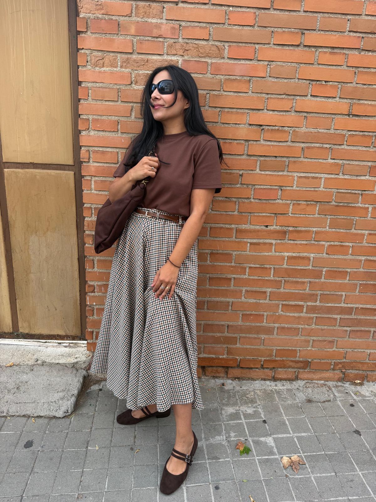 Bolso antelina chocolate