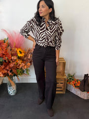 Camisa print choco