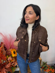 Chaqueta bomber efecto ante