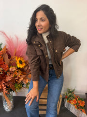 Chaqueta bomber efecto ante