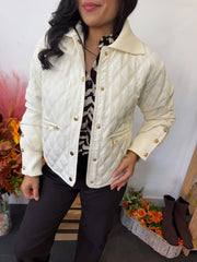Chaqueta  acolchada rombos