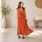 Vestido Con Volantes