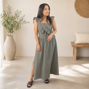 Vestido Con Volantes