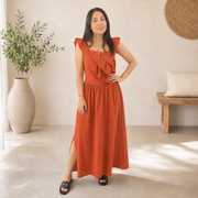 Vestido Con Volantes